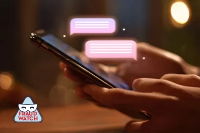 Picture of phone with emergency symbol